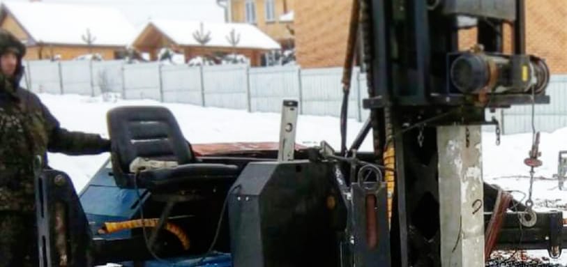 Фундамент на забивных ЖБ сваях